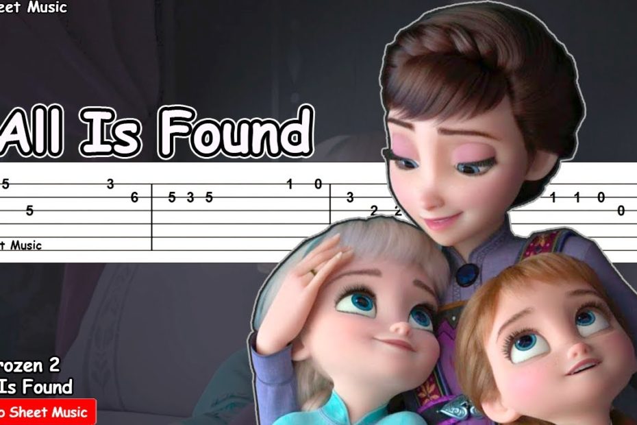 Frozen 2 - All Is Found (Evan Rachel Wood) Guitar Tutorial
