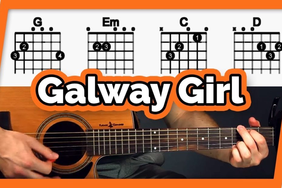Galway Girl Guitar Tutorial (Ed Sheeran) Easy Chords Guitar Lesson