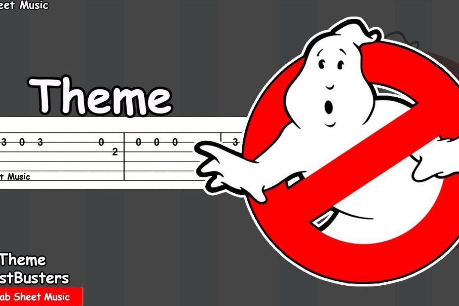 GhostBusters - Theme Song Guitar Tutorial