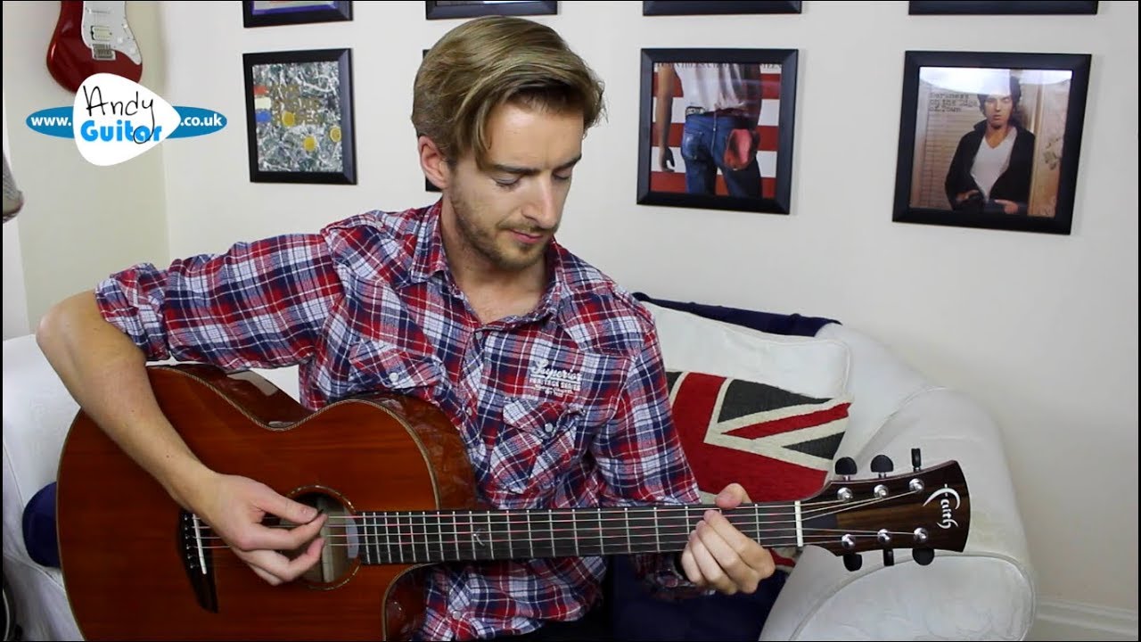 Glen Campbell Wichita Lineman Guitar Lesson Tutorial Andy Guitar