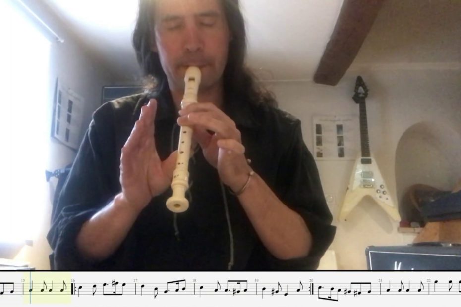 Greensleeves : Arrangement 2 flûtes & 2 Guitares (+ TAB et Partition)