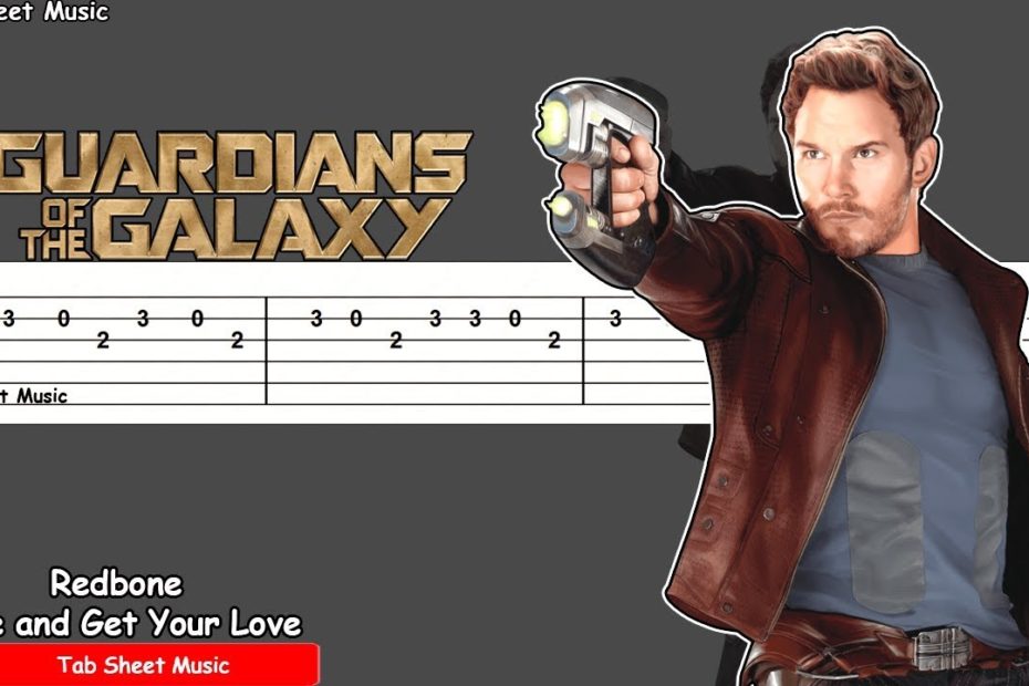 Guardians of the Galaxy - Come and Get Your Love Guitar Tutorial