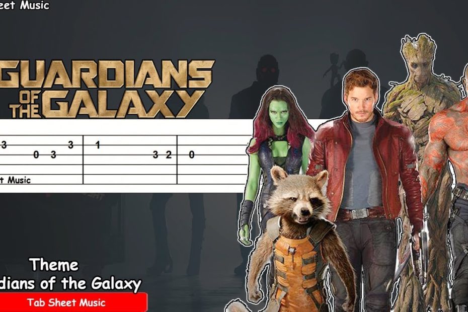 Guardians of the Galaxy - Theme Guitar Tutorial