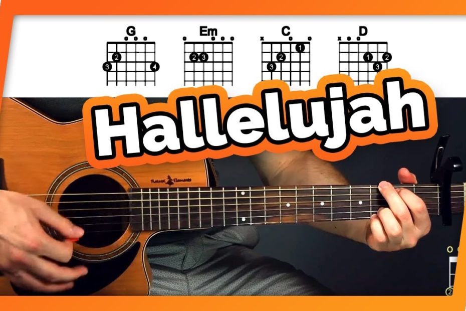 Hallelujah Fingerstyle Guitar Lesson (Tutorial) For Beginners
