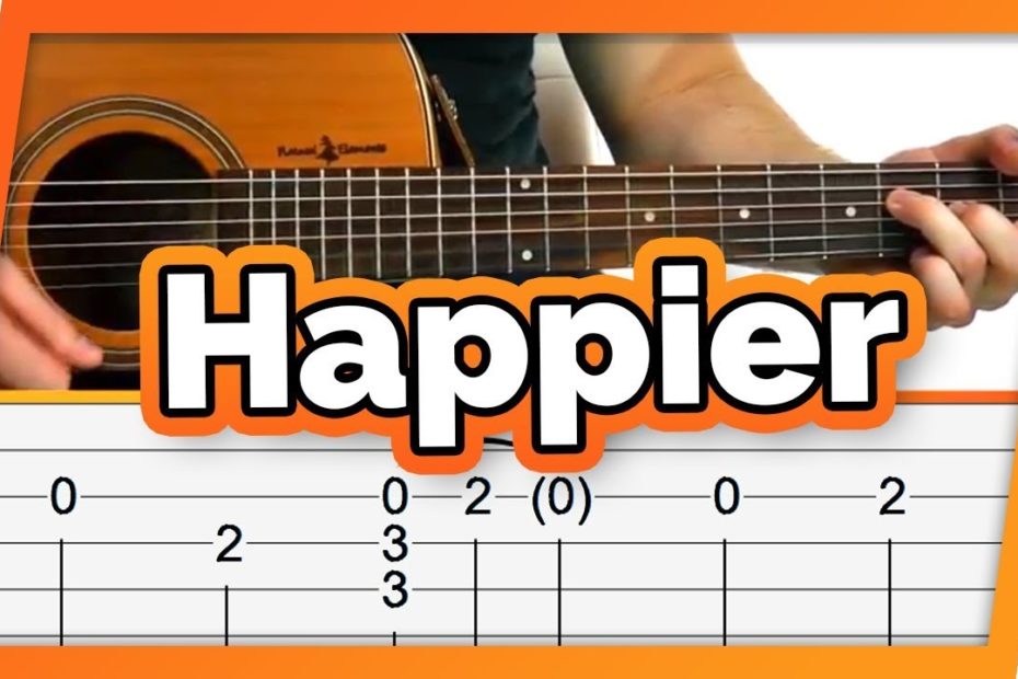 Happier sheeran chord ed HAPPIER