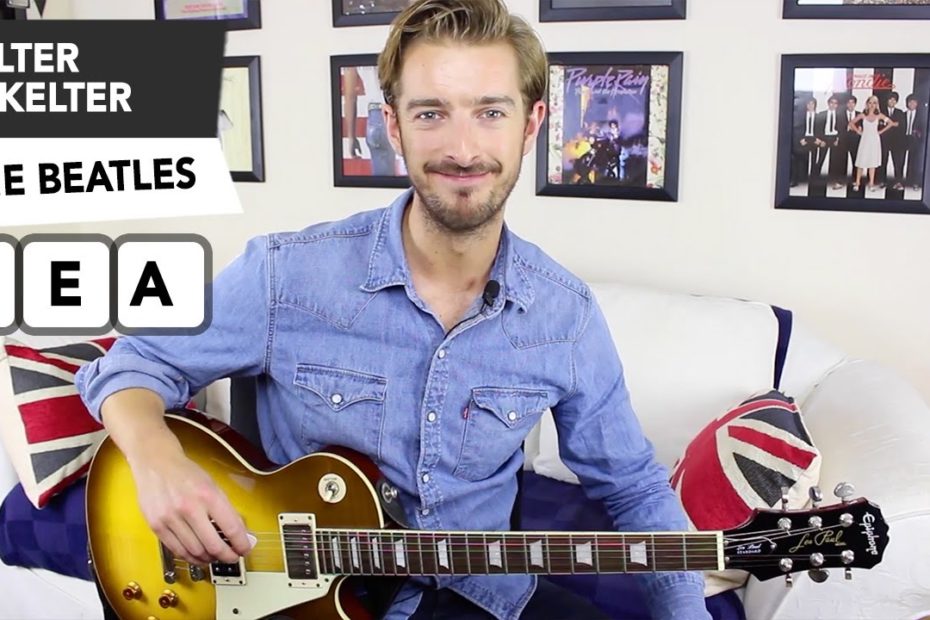 Helter Skelter Guitar Lesson Tutorial - The Beatles - Easy Songs