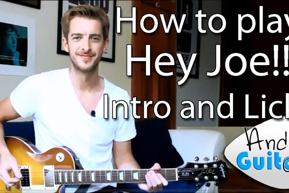 "Hey Joe" Intro Guitar Lesson | How to play Jimi Hendrix Easy Riff Lesson #10