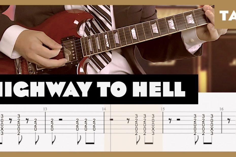 Highway to Hell AC/DC Cover | Guitar Tab | Lesson | Tutorial