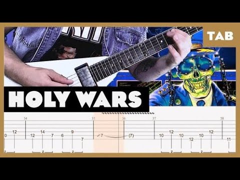 Holy Wars… The Punishment Due Megadeth Cover | Guitar Tab | Lesson | Tutorial
