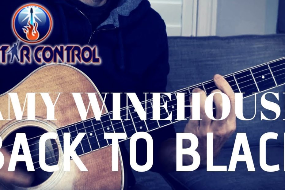 How To Play Amy Winehouse's Back To Black On Guitar - Beginner Acoustic Guitar Lesson