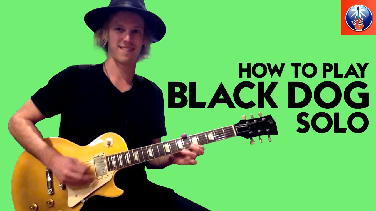 How to Play Black Dog Solo Easy to Follow Led Zeppelin Black Dog