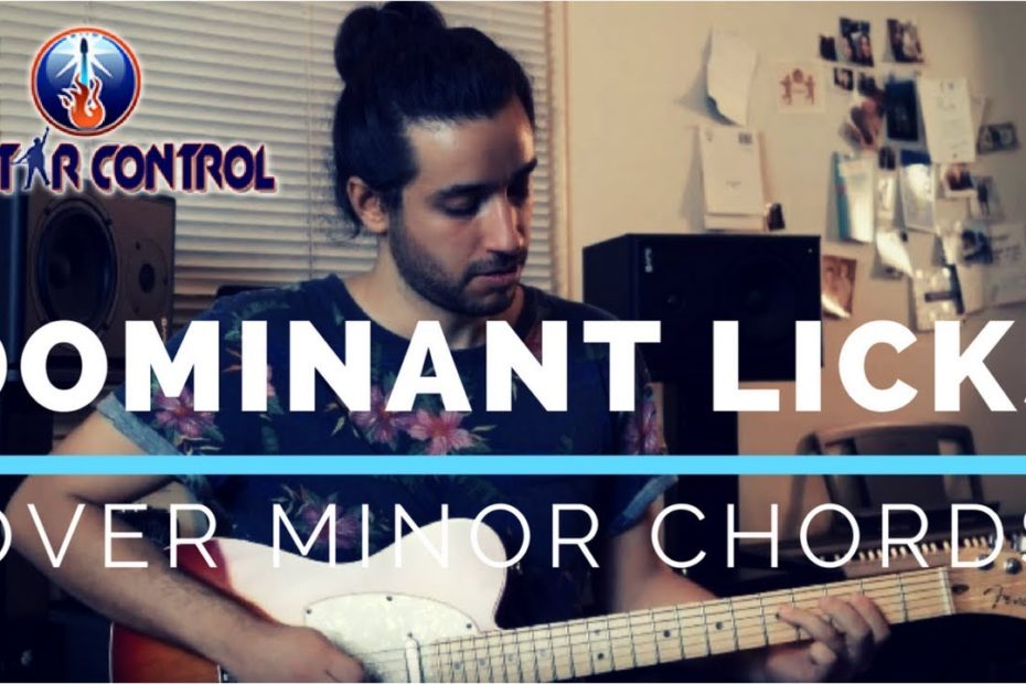 How to Play Dominant Licks Over a Minor Chord