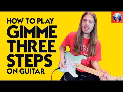 How to Play Gimme Three Steps on Guitar - Lynyrd Skynyrd Southern Swing Lesson