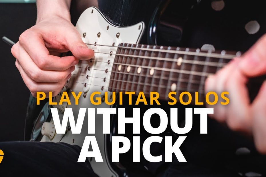 How To Play Guitar Solos WITHOUT A Pick - Beginner Guitar Lesson