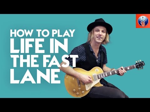 How to Play Life in the Fast Lane On Guitar - Easy Eagles Song Lesson