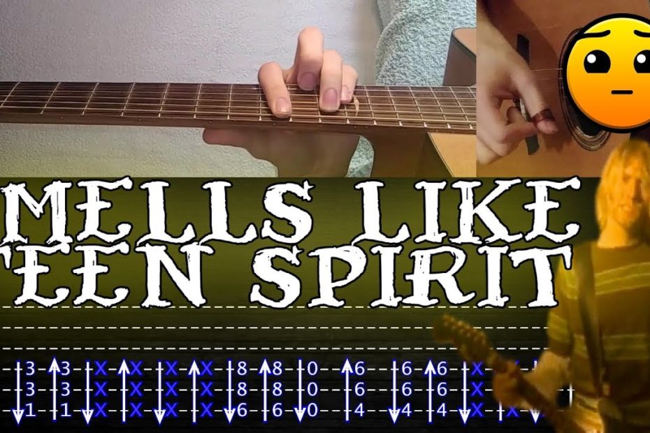 How to play 'Smells Like Teen Spirit' Guitar Tutorial [TABS] Fingerstyle