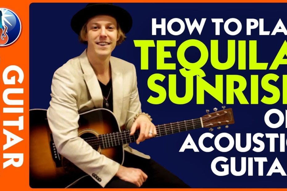 How to Play Tequila Sunrise on Acoustic Guitar: Eagles Song Lesson | Guitar Control