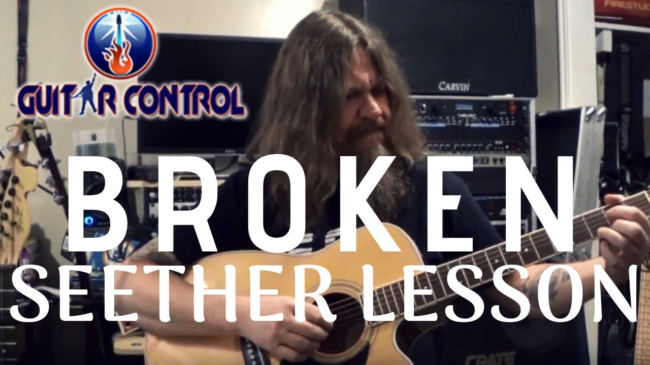 How To Play The Intro From "Broken" By Seether Easy Acoustic Guitar