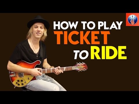 How to Play Ticket to Ride On Guitar- Beatles Song Lesson