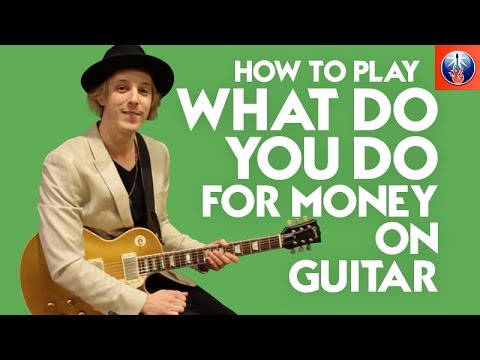 How to Play What Do You Do for Money on Guitar - AC DC Back in Black Lesson