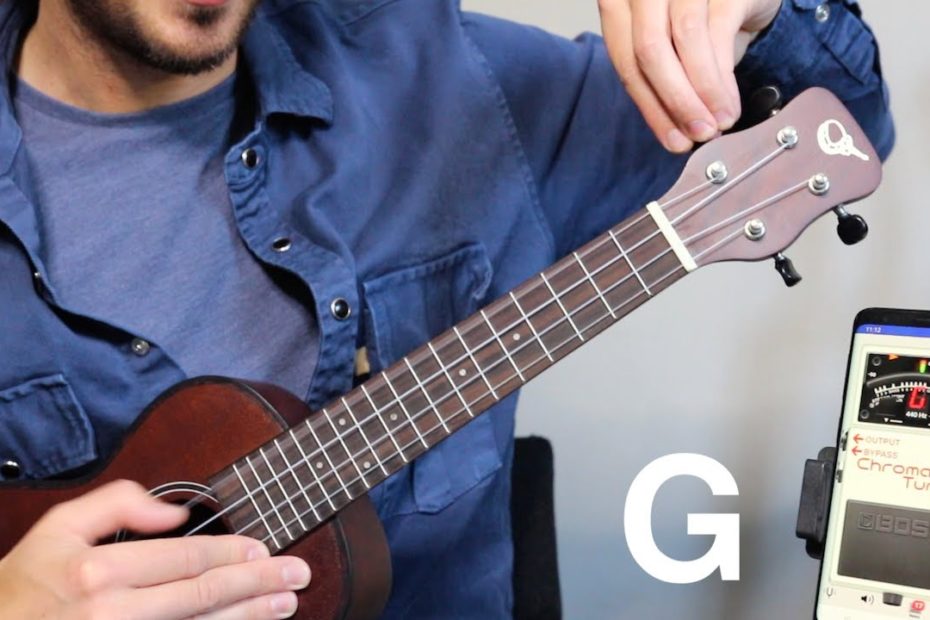 How to tune a UKULELE for total beginners