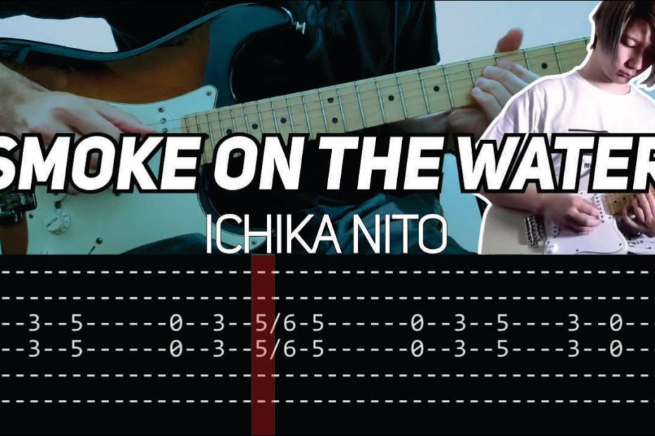 Ichika Nito - Smoke on the water riff (Guitar lesson with TAB)