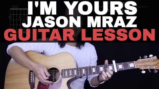 I'm Yours Guitar Tutorial Jason Mraz Guitar Lesson |Easy Chords + Guitar Cover|