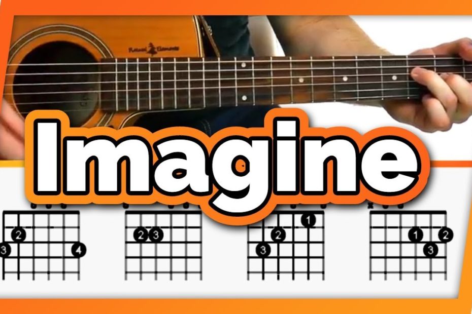 Imagine Guitar Tutorial (John Lennon) Easy Chords Guitar Lesson