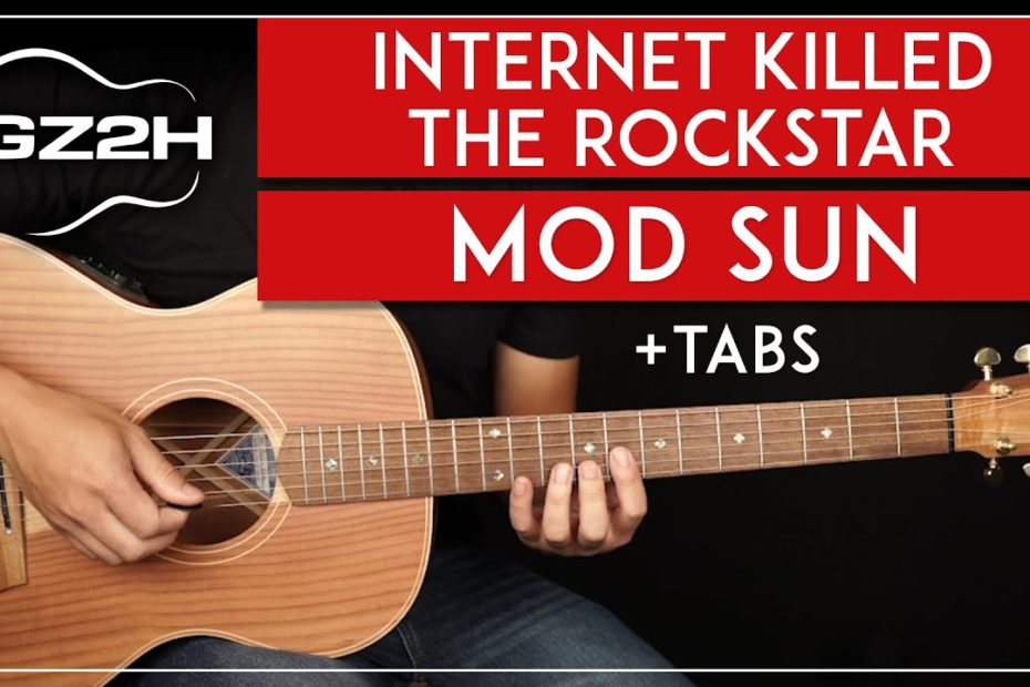 Internet Killed The Rockstar Guitar Tutorial Mod Sun Guitar Lesson |Chords + Lead|