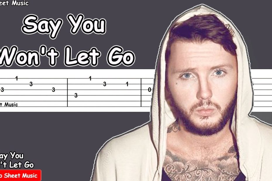 say you wont let go guitar