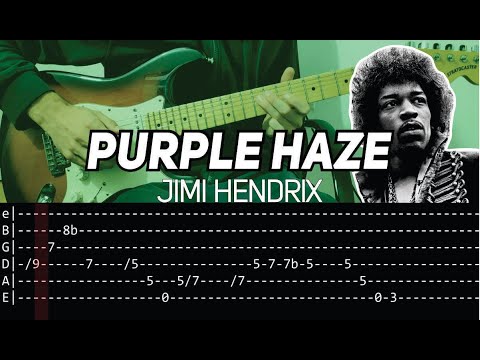 Jimi Hendrix - Purple Haze (Guitar lesson with TAB)
