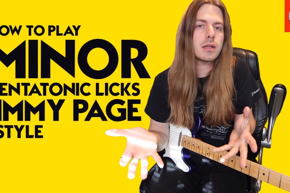 Jimmy Page Riffs - How to Play Minor Pentatonic Licks Jimmy Page Style