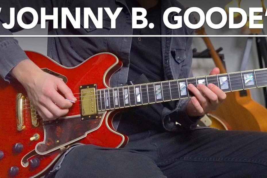 Johnny B. Goode Guitar Tutorial (Chuck Berry, Marty McFly Back To The Future)