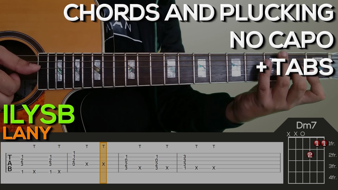 LANY ILYSB Guitar Tutorial [CHORDS + TABS] Sipraman
