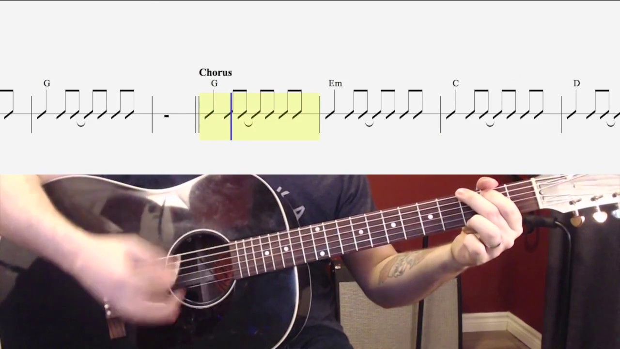 Last Kiss (Chords and Strumming) Watch and Learn Guitar Lesson for