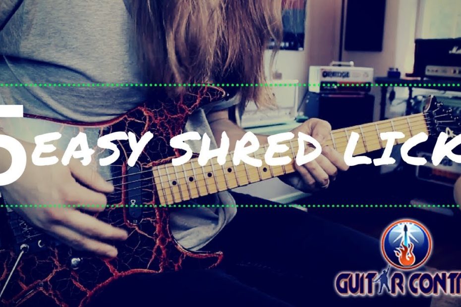 Lead Guitar Lesson On 5 Easy Shred Licks You Can Actually Use