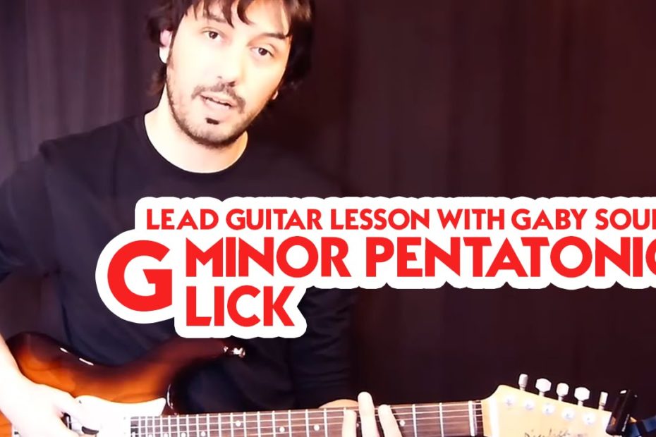 Lead Guitar Lesson with Gaby Soule - G Minor Pentatonic Lick