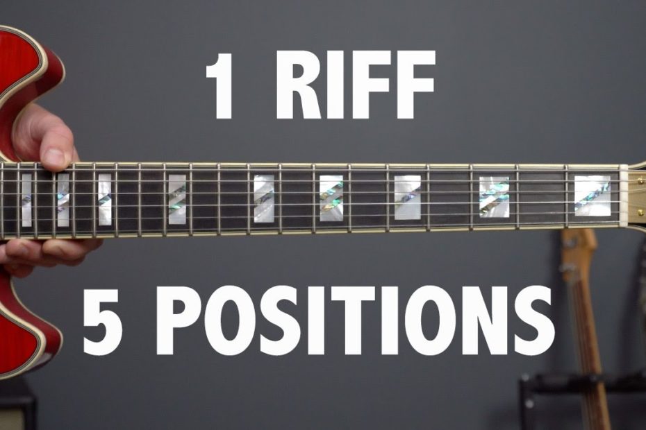 Learn all FIVE pentatonic positions with this ONE riff!
