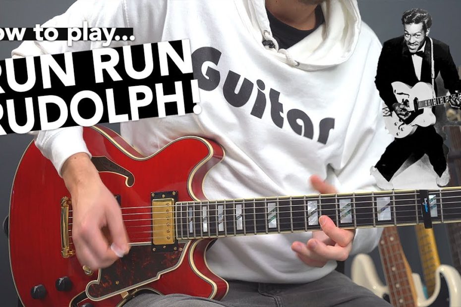 Learn 'RUN RUDOLPH RUN' with this EASY electric Christmas song tutorial