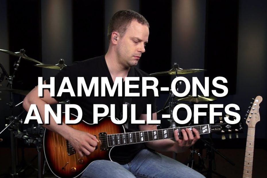 Legato Hammer-Ons and Pull-Offs - Lead Guitar Lesson #8