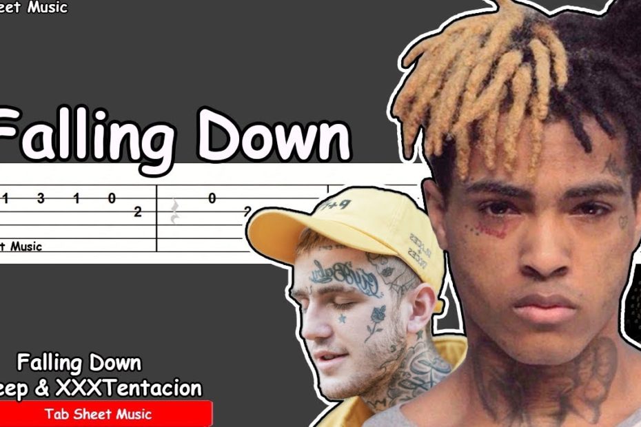 Lil Peep & XXXTentacion - Falling Down Guitar Tutorial