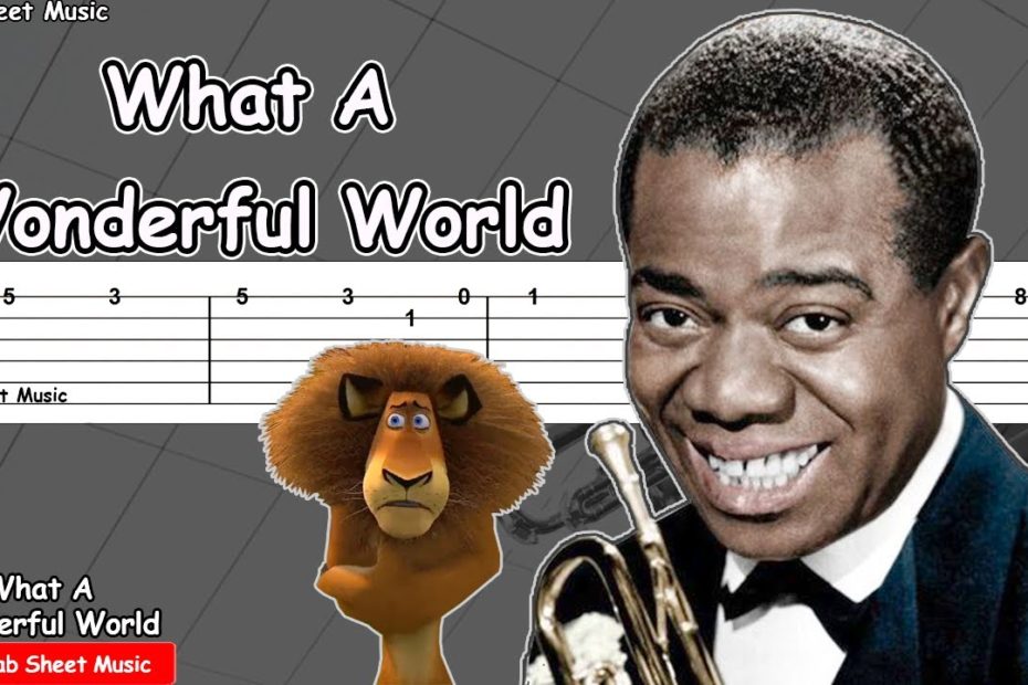 Louis Armstrong - What A Wonderful World Guitar Tutorial