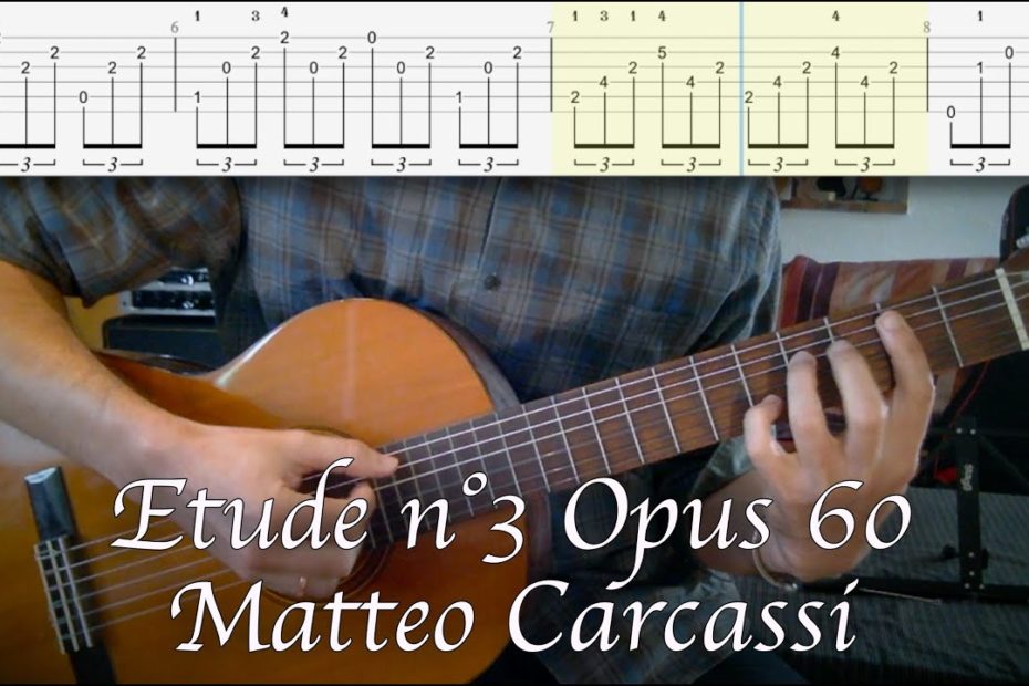 Matteo Carcassi - Etude Op60 (Cover + TAB)