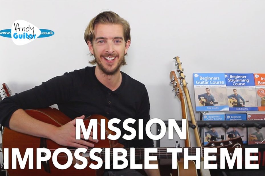 Mission Impossible Theme Guitar Tutorial (Easy to... impossible?)