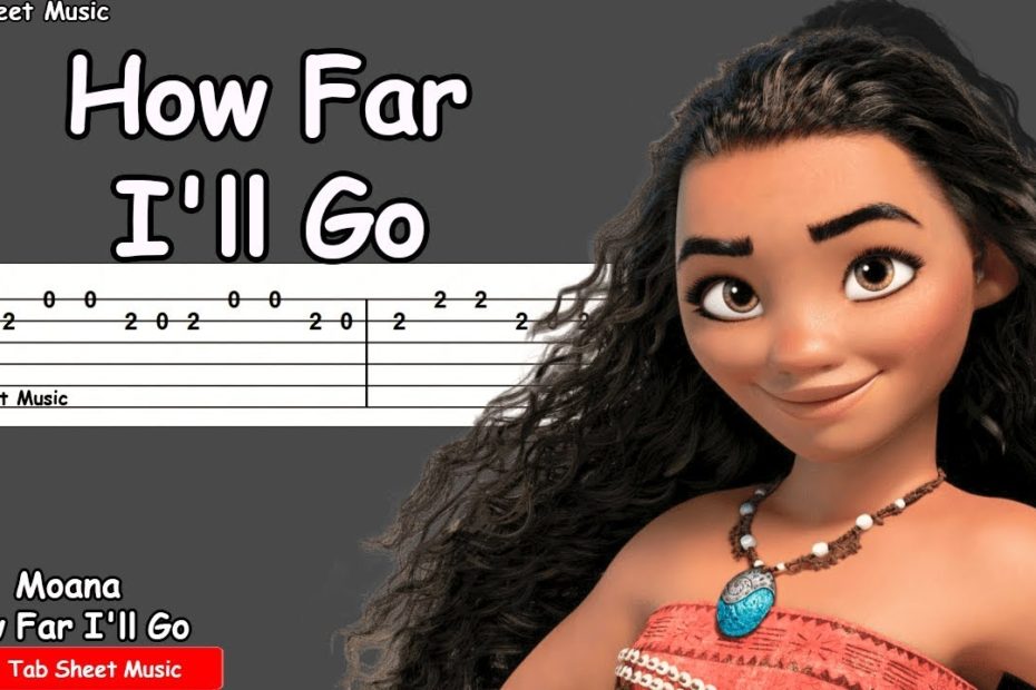 Moana - How Far I'll Go (Alessia Cara) Guitar Tutorial
