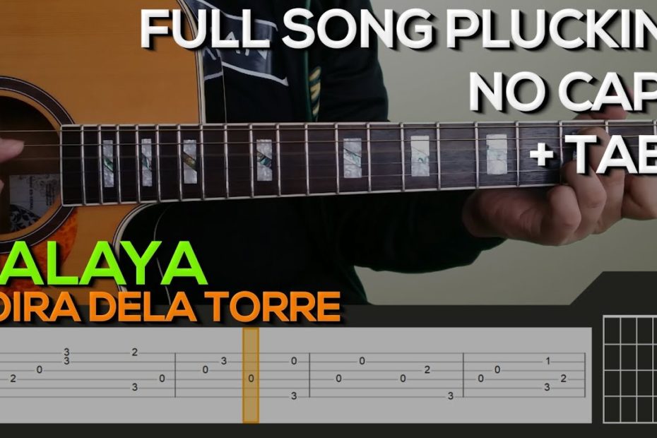 Moira Dela Torre - Malaya Guitar Tutorial [Plucking + TABS]