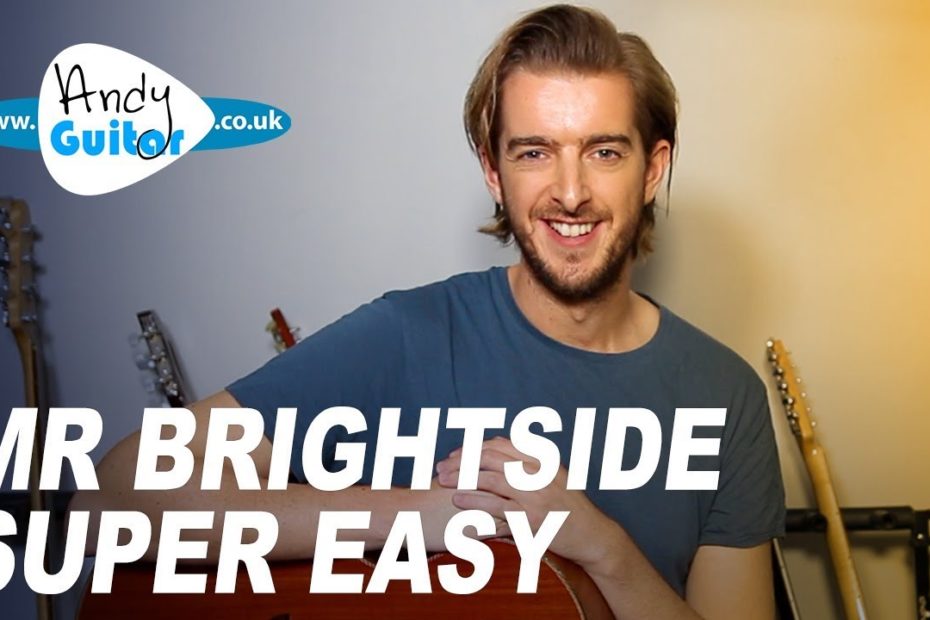 Mr Brightside - Simple acoustic guitar tutorial - The Killers