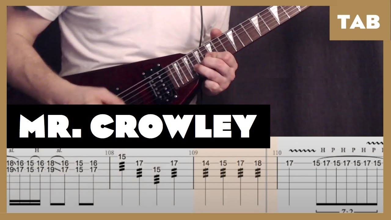 mr crowley guitar pro download