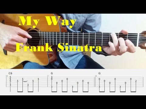 My Way - Frank Sinatra - Fingerstyle guitar with tabs