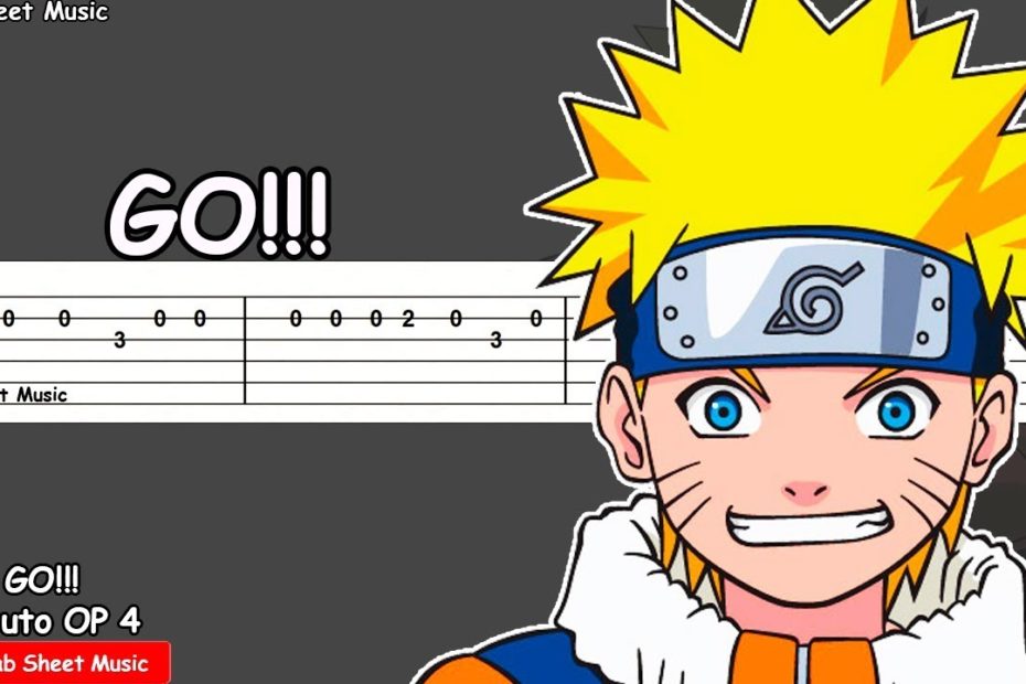 Naruto OP 4 - GO!!! (Fighting Dreamers) Guitar Tutorial